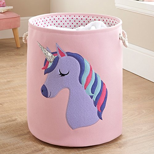 Unicorn Washing Basket Pink, Purple