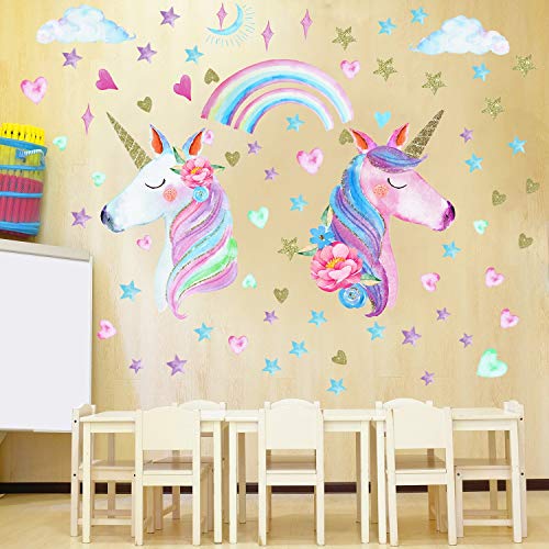 Unicorn Wall Decal Stickers 