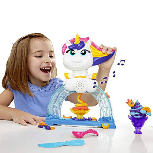 Play-Doh Tootie The Unicorn Ice Cream Set |  3 Non-Toxic Colors | Feat. Play-Doh Color Swirl Compound