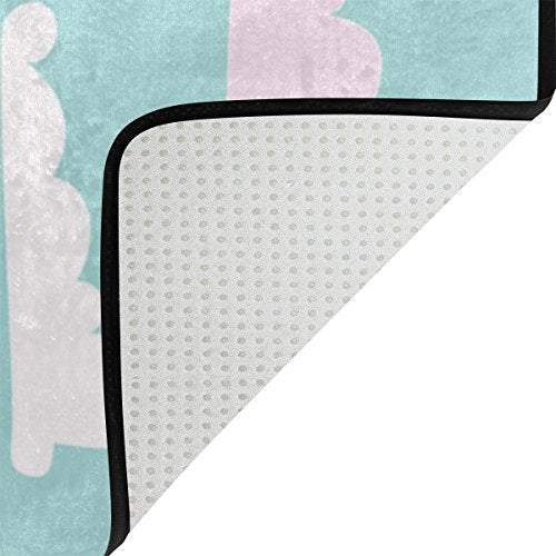 Pink Unicorn Rug 1'7" x 2'6"- Perfect for Teens Bedroom