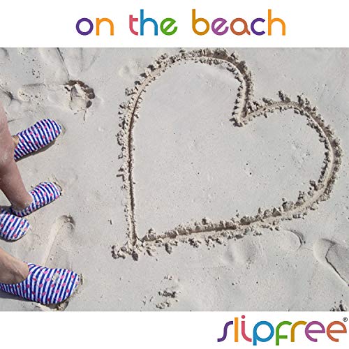 Girls Non Slip Shoes for Beach, Pool and Home- Unicorn, Rainbows, Hearts, Lilac