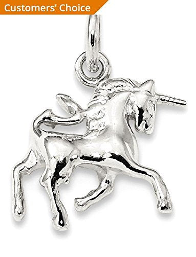925 silver unicorn necklace charm