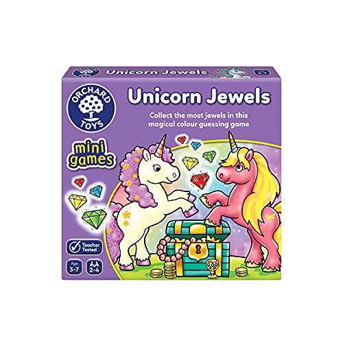 Orchard Toys | Unicorn Jewels Mini Game | Multi | Ages 3+ 