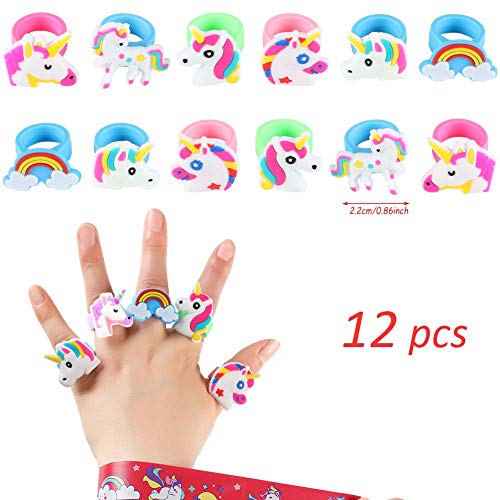 Unicorn Rings Party Bag Fillers 