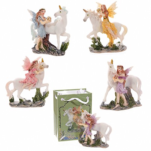 Flower Fairy & Unicorn Ornaments | Resin | Gift Idea | Garden 