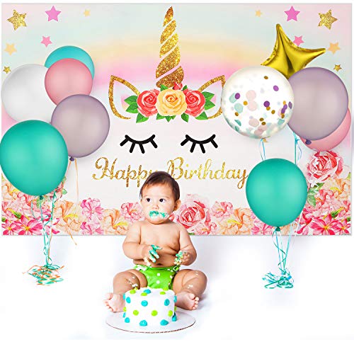 Unicorn Party Decorations | Balloon Kit | Birthday Banner