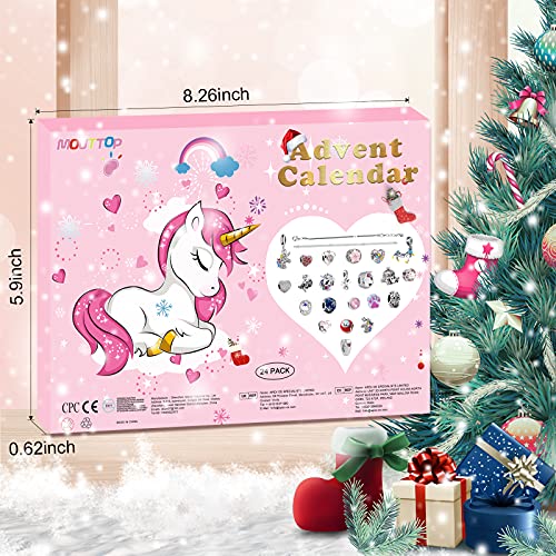 Cute Unicorn Christmas Advent Calendar | Unicorn Jewellery Charms 