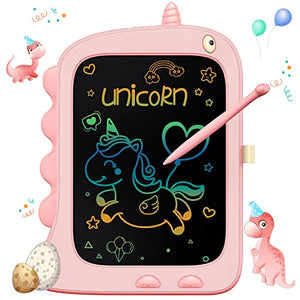 Unicorn Writing Tablet | 8.5 Inch | Kids Drawing Pad | Pink 