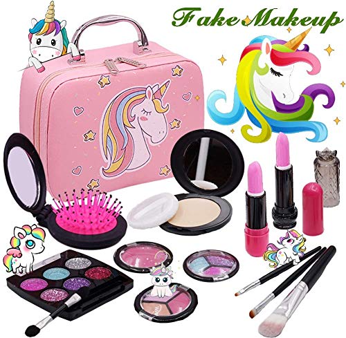 Unicorn Pretend Makeup Girls Toy | Fake Make Up Kit | Girls Gift Idea 