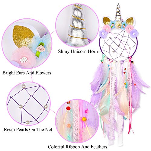 Colourful Unicorn Dreamcatcher 