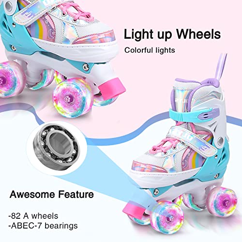 Colourful Unicorn Roller Skates | Girls