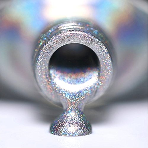 Holographic Nail Polish | Silver Mirror Effect Nail Lacquer | Unicorn 