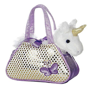 Unicorn butterfly pet carrier with bag and soft unicorn toy