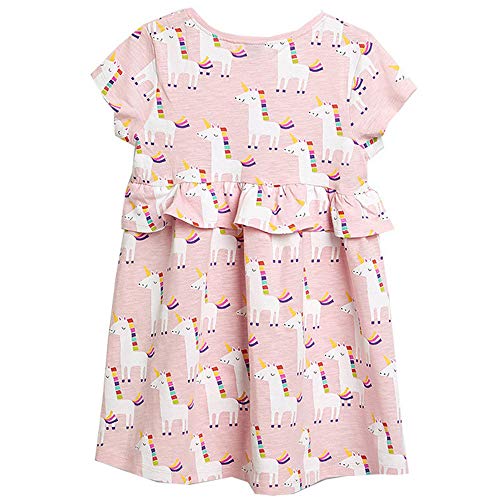 pink unicorn summer dress