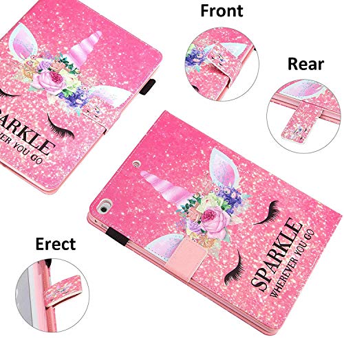 Pink Unicorn Sparkle iPad Protective Case 