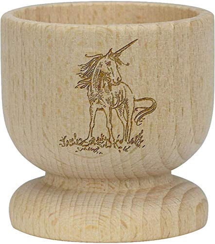  Majestic Unicorn Wooden Egg Cup | Azeeda