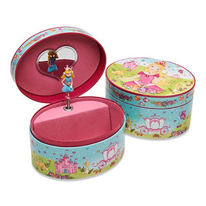 Oval Lucy Locket Princess Unicorn Jewellery Box for Girls