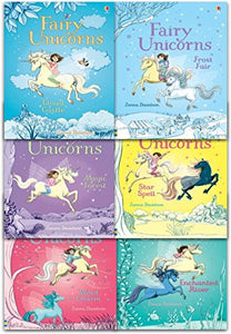 Usborne Fairy Unicorns Collection 6 Books Set by Zanna Davidson