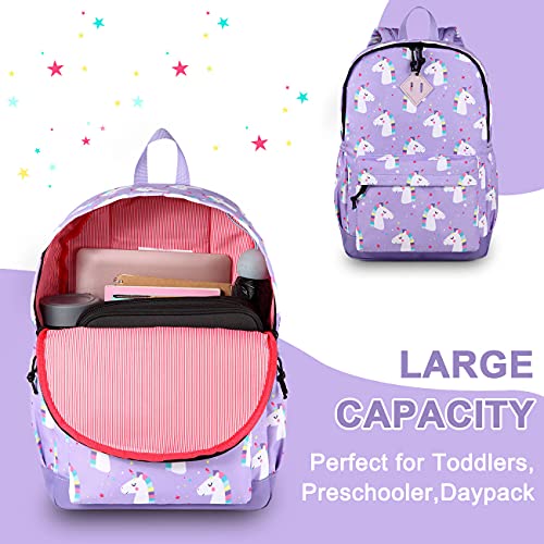 Cute Purple Unicorn Backpack 