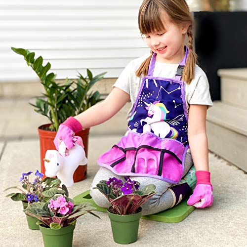 Kids Gardening Set - Childrens Gardening Set - Kids Gardening Tools - Kids Garden Tools - Gardening Tools for Kids - Kids Gardening Kit - Garden Tools for Kids - Unicorn Gardening Set for girls.