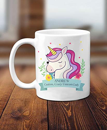 Personalised Unicorn Mug For Women/ Girls 