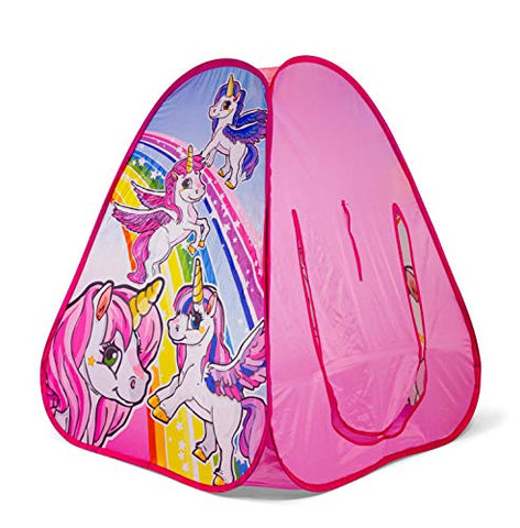 Ozbozz | Unicorn Pop Up Tent | For Kids | Pink