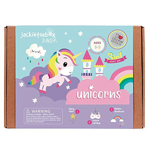 Unicorn Craft Kit For 3 to 5 Year olds | 3 Craft Projects | Great Gift For Girls 
