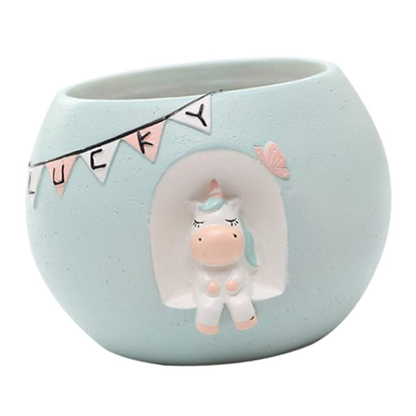 Unicorn plant pot small