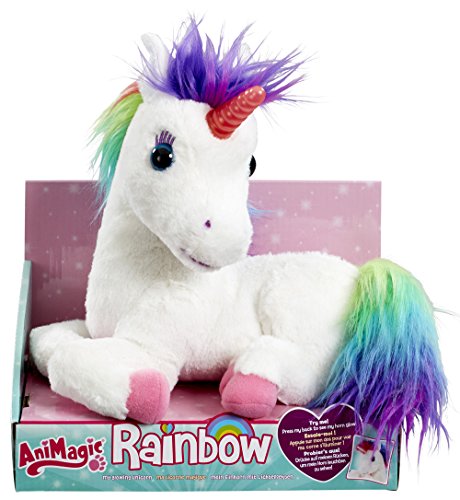 Animagic rainbow unicorn interactive toy