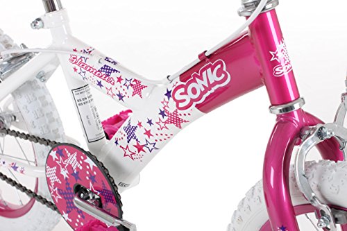 Sonic Pink & White Girls Bike 