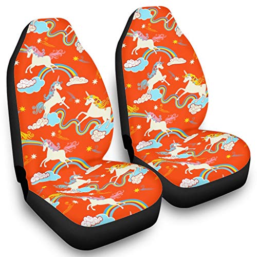 Unicorn Car Seat Cover Set Universal Bucket Fit For Cars  | One Size