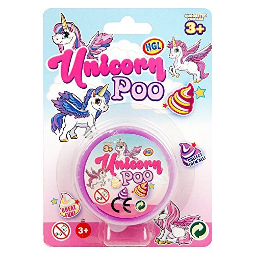 Girls Novelty Unicorn Glitter Poo for Childrens Squishy Pink Slime Novelty Magic Toy Great Birthday Present or Xmas Stocking Filler