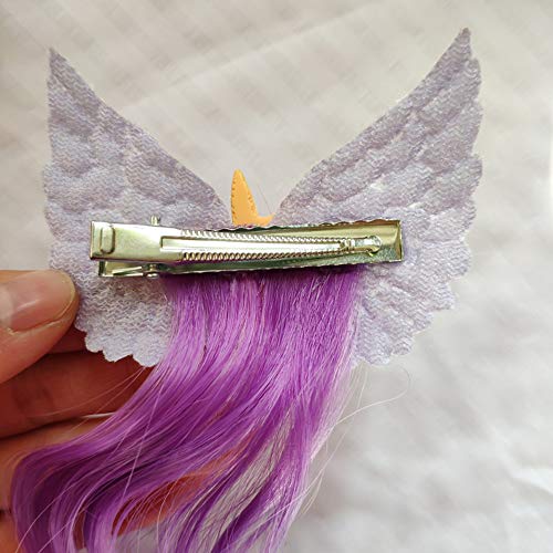 Unicorn Hair Clip Girls Hair Piece