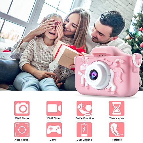 Kids Pink Unicorn Digital Camera
