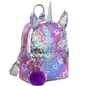 Kids Unicorn Sequined Backpack