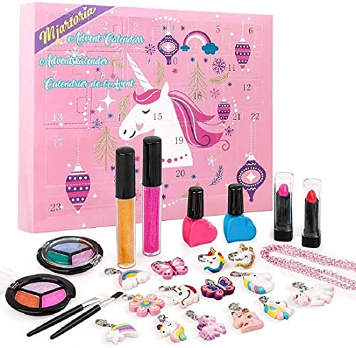2021 Unicorn Advent Calendar Children's Beauty Makeup Surprise Gifts
