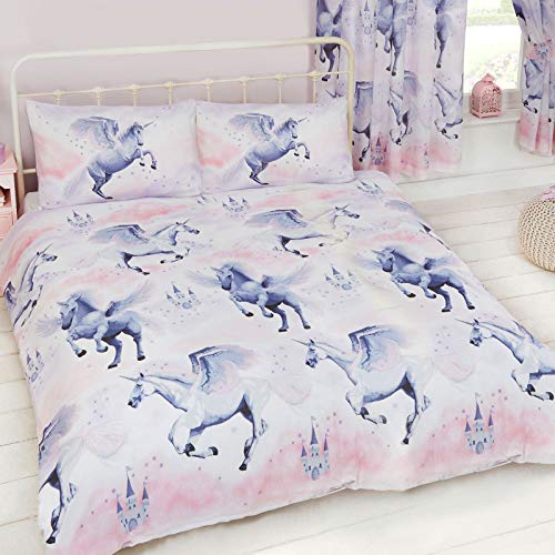 Double Pretty Unicorn Duvet Cover Bedding 