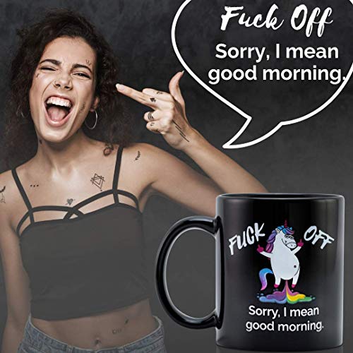Novelty Funny Unicorn Mug For Women