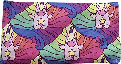 NativOrganics Eye Pillow for Yoga Meditation and Relaxation, Unicorn Themed Washable Eye Bag Filled with Linseed and Lavender