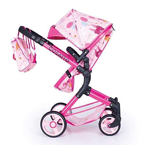 Cosatto Mini Doll Pram Cosatto Wonder Dolls Pram Unicorn Land Pink