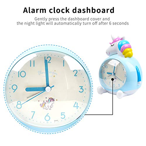 Unicorn Alarm Clock Blue 