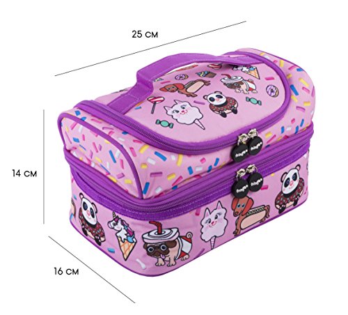 Two Tier Lunch Bag | Lunch Box | Cute Unicorn Design 
