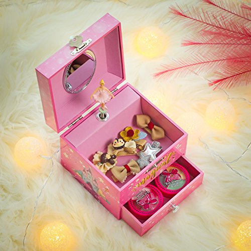 Unicorn Ballerina Trinket Box Pink Jewellery Box 