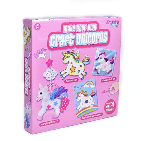 Unicorn Craft Set | 4 In 1 Craft Techniques | Unicorn Gift | Ages 8+