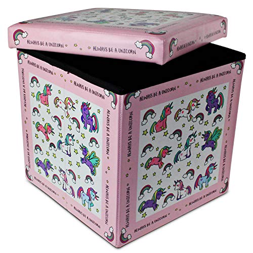 Pink Unicorn Toy Box 