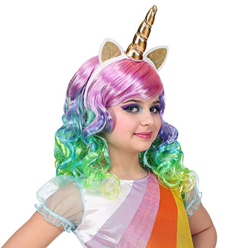 Kids Unicorn Wig Multicoloured 