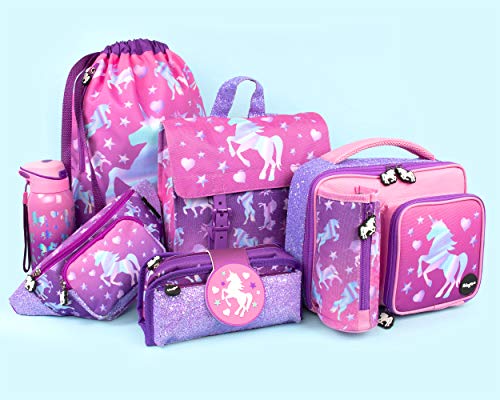 Fringoo Unicorn Drawstring Bag | Pink & Purple 