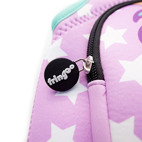 Unicorn Purple Stars FRINGOO® Kids Lunch Bag | Children Thermal Insulated Tote Bag