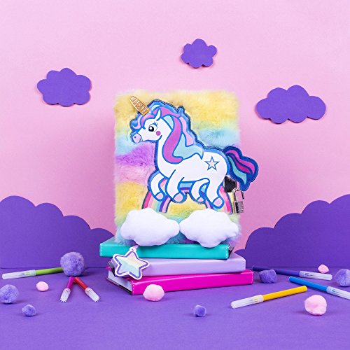 Rainbow Unicorn Diary Lockable For Girls 