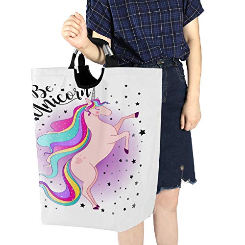 Multi Coloured Unicorn Storage Bag with Handles 